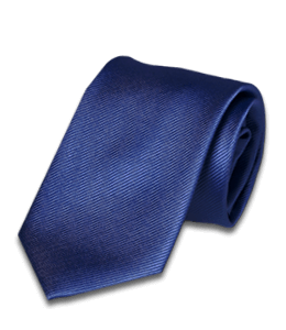 Navy blue color tie