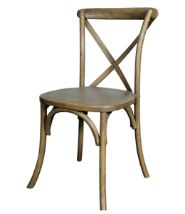 Oak brown wooden chair