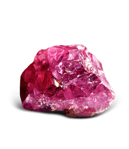 Cobalt pink stone