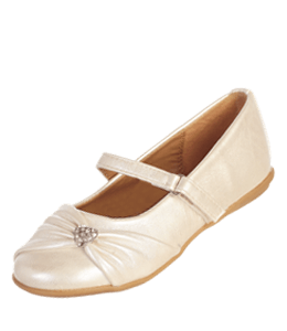 Off white color flat sandal