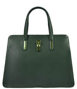 Olive green luggage bag