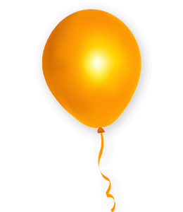 Orange balloon
