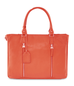 Orange color handbag
