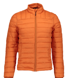 Orange color winter jacket