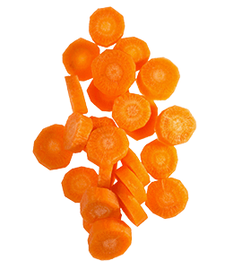 Orange Sliced carrots