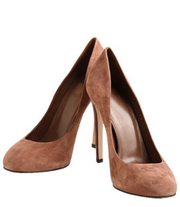 Pair of brown pump for party