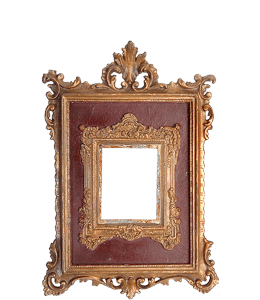 Photo frame of mauvewood