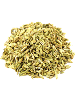 Pile of fennel seeds