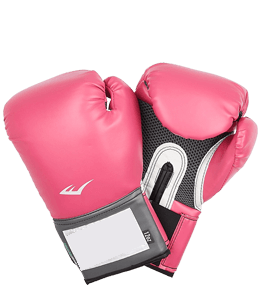 Pink boxing gloves for girls