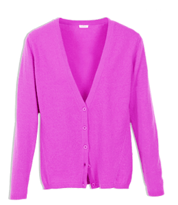 Pink color cardigan for ladies