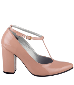 Pink color court shoe