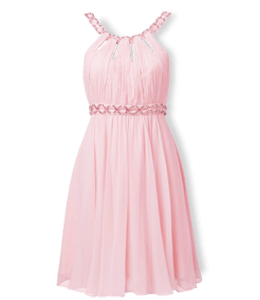 Pink color short dress for girls