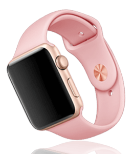 Pink digital watch