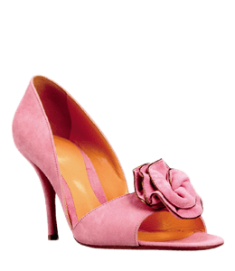 Pink high heels