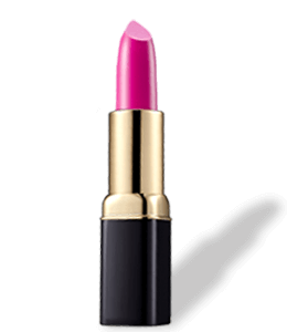 Pink hot lipstick for daily makeup