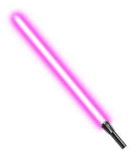 Pink laser sword