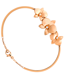 Pinkish beige floral bracelet