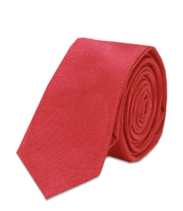 Plan red color tie