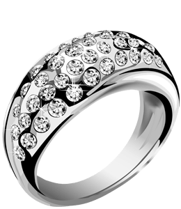 PLatinum with diamonds wedding ring