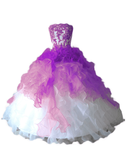 Pure purple dress