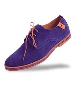 Purple-blue color shoes