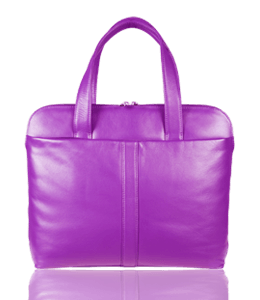 Purple color laptop bag