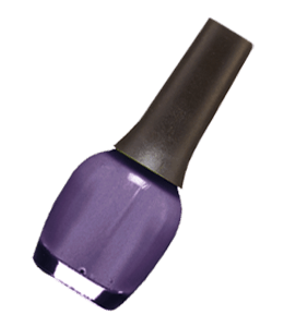 Purple color nail paint