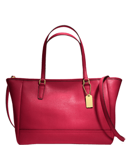 Raspberry color women handbag