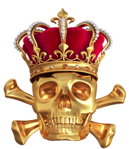 Red and gold monster crown