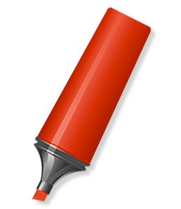 Red color highlighter