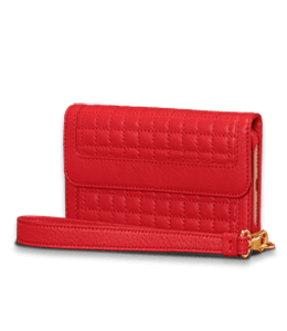Red color ladies money wallet