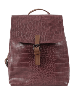 Red or maroon travel sling bag