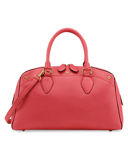 Red-pink color handbag for ladies