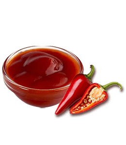 Red sriracha sauce
