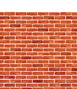 Reddish-brown brick wall