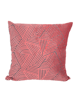 Reddish pink cushion for home