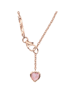 Rose Coloured Neck Jewelry