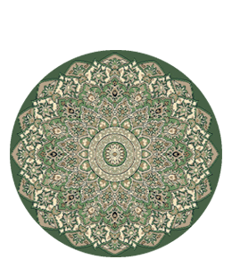 Round shape rug
