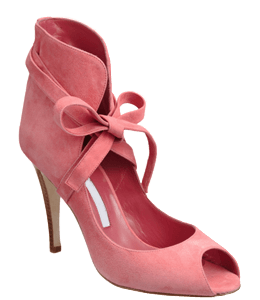 Salmon pinkish red women's shoes