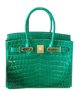Sea green color handbag