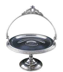 Silver fruit plate