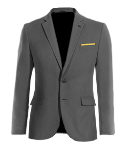 Simple gray blazer