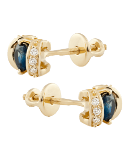Small blue studs