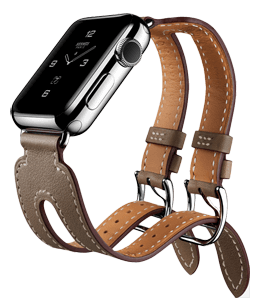 Smart watch with beautifully crafted leather strap