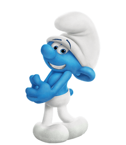 Smurf cartoon character