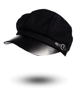 Stylish black cap