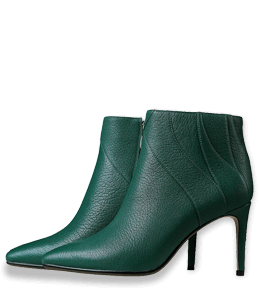 Stylish dark green fashionable shoes for women