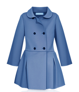 Stylist blue color coat for women