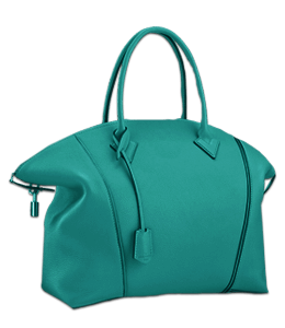 Turquoise color shoulder bag for ladies