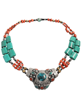 Turquoise tribal jewellery
